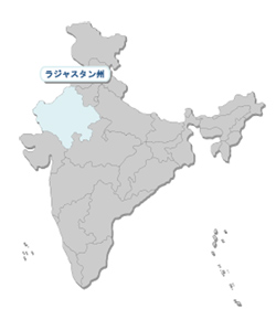 インド・ラジャスターン州の地図